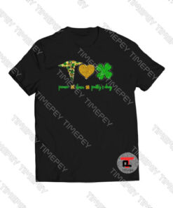 Peace Love Patty’s day Nurse Shamrock Viral Fashion T Shirt