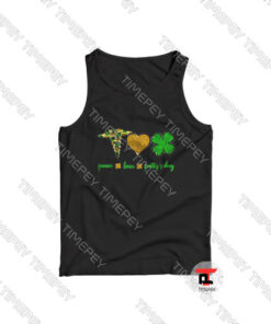 Peace Love Patty’s day Nurse Shamrock Viral Fashion Tank Top