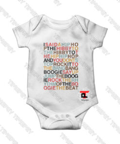 Rapper's Delight - Sugarhill Gang Viral Fashion Baby Onesie