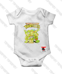 Retro Ninja Turtles Viral Fashion Baby Onesie
