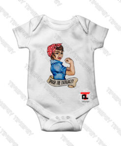 SMASH-the-patriarchy-rosie-riveter-Baby-Onesie