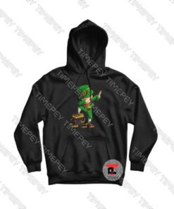 St. Patrick's Day Dabbing Leprechaun Viral Fashion Hoodie
