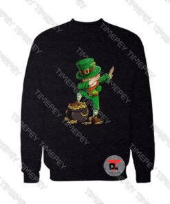 St. Patrick's Day Dabbing Leprechaun Viral Fashion Sweatshirt