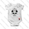 Unicorn Ninja Panda Baby Onesie