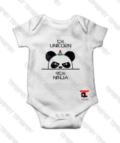 Unicorn Ninja Panda Viral Fashion Baby Onesie
