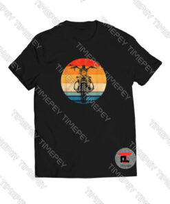 Biker-Motorcycle-Silhouette-T-Shirt-For-Men-and-Women-S-3XL