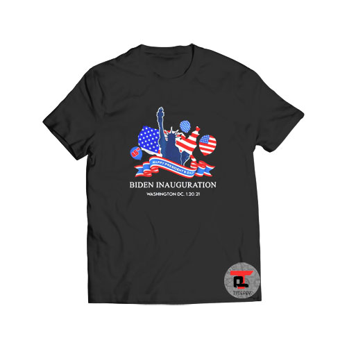 Biden Inauguration Day T Shirt Happy President Day 2021 S-3XL