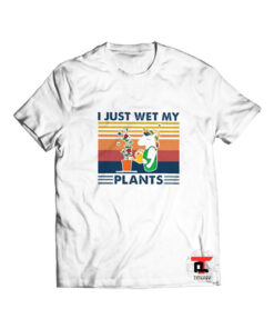 I Just Wet My Plants T Shirt Unicorn Vintage S-3XL