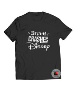 Stitch Crashes Disney Logo T Shirt Walt Disney S-3XL