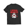 I Steal Hearts Sloth Cute T Shirt