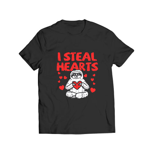 I Steal Hearts Sloth Cute T Shirt