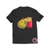 Valentines Day Cheeseburger Fries T Shirt