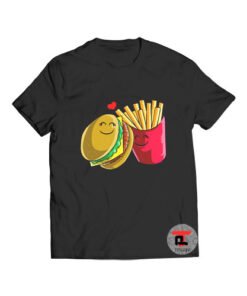 Valentines Day Cheeseburger Fries T Shirt