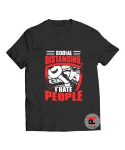 Wrench Social distancing I hate people T Shirt