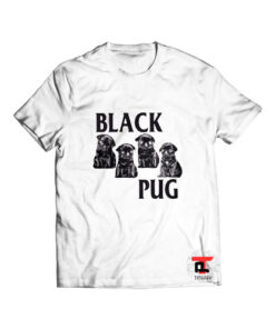 Black Pug Dog T Shirt