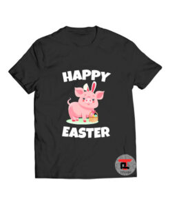 Cute Piglet Happy Easter Day 2021 T Shirt