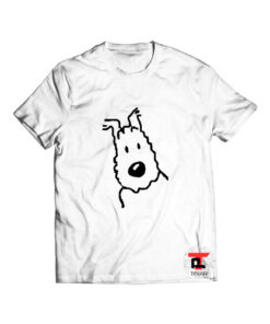 Snowy tintin dog t shirt