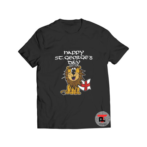 Happy St George's Day Lion T Shirt
