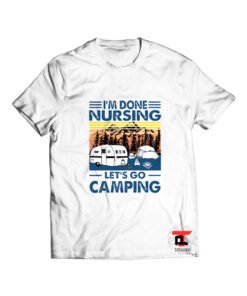 Vintage Nurse Camping T Shirt