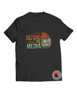 Vintage tv defund the media T Shirt