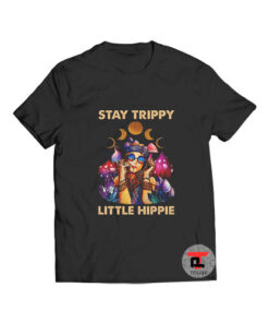 Stay Trippy Little Hippie Crystal T Shirt