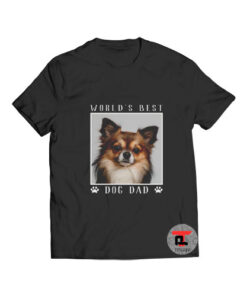 World's Best Dog Dad Paw T Shirt