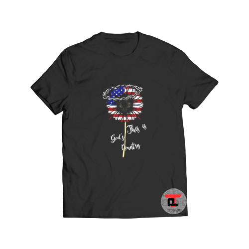 This Is God's Country USA Flag T Shirt