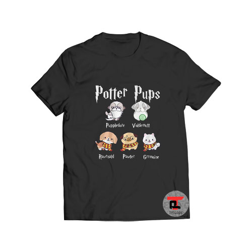 Potter Pups Funny Dog T Shirt