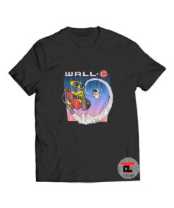 Wall E And Eve Flying Friends T Shirt