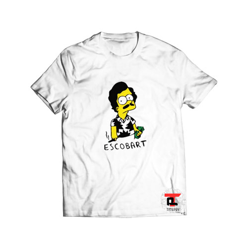 Bart Simpson Escobart Pablo Escobar Viral Fashion T Shirt