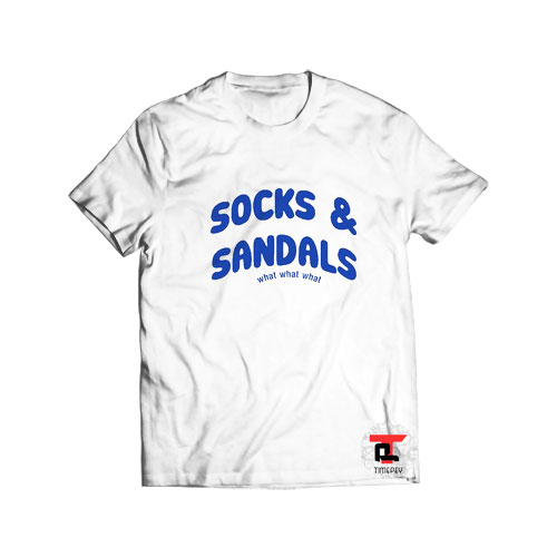 Sinjin Drowning Socks And Sandals T Shirt