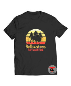 Yellowstone national park vintage buffalo bison Viral Fashion T Shirt