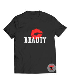 Red Lips Beauty Matching Halloween Viral Fashion T Shirt