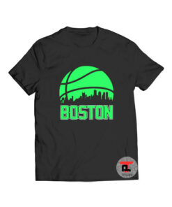 Boston celtics city skyline 2022 t shirt