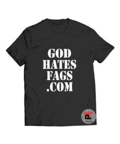 God hates fags com t shirt